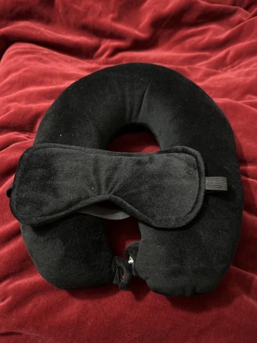 Travel Pillow with Eye Mask