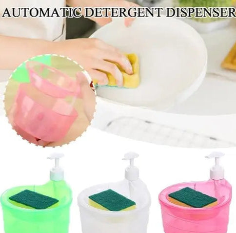 Dish Soap Dispenser and Sponge Holder