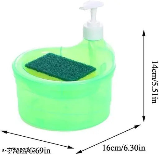 Dish Soap Dispenser and Sponge Holder