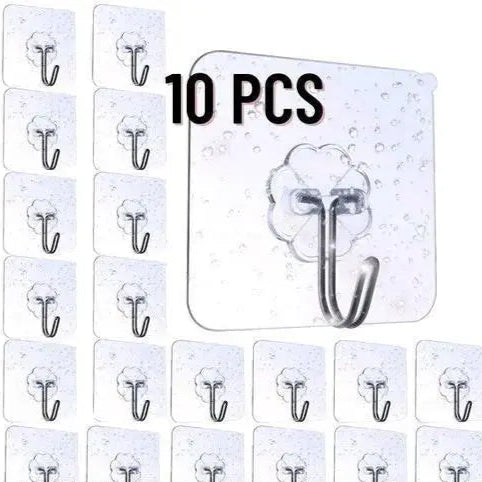 New Walls Hooks & Wall Hanger (Pack of 10)